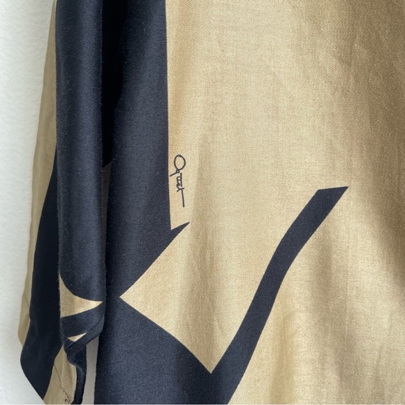 Penthouse Gallery by Catherine Ogust vintage cotton bold geometric retro shirt - Picture 10 of 15